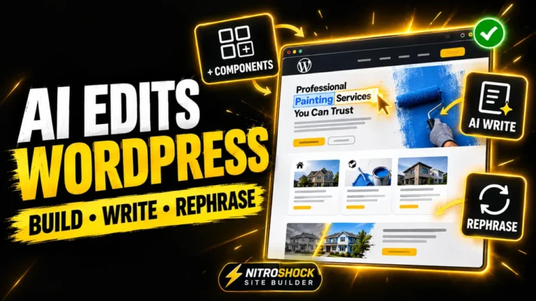 Video: AI Page Builder for WordPress: Add Components, Write Pages, Rephrase Copy