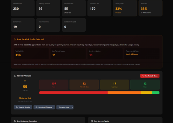 Backlink checker