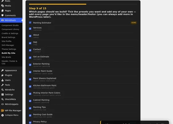 Rebuild a website with AI